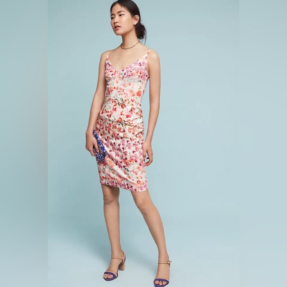 Black Halo All In Bloom Sheath Dress Anthropologie - Picture 5 of 13